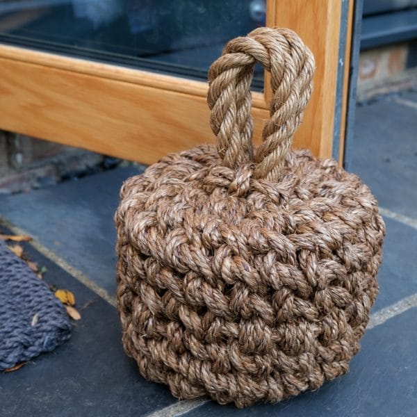 Rope Door Stop Handmade by UK Craftsman Beautiful Rope Decor
